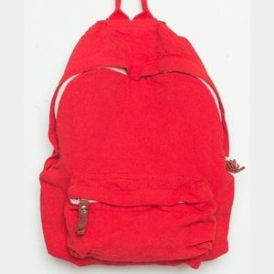brandy melville red mini backpack